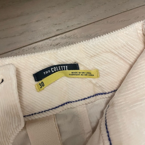 Anthropologie The Colette Cropped Wide-Leg Corduroy Pants by Maeve - Picture 6 of 6